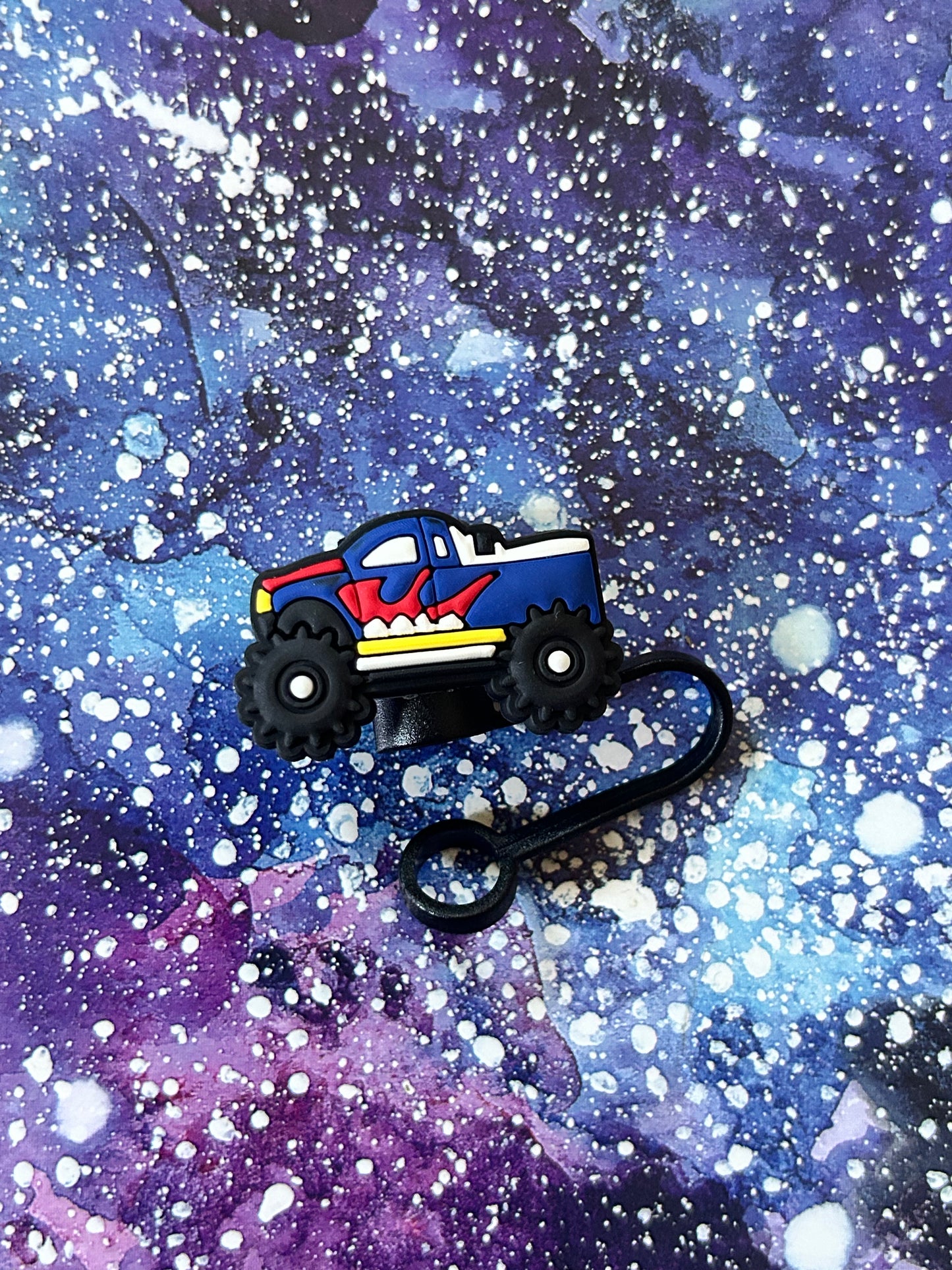 Monster truck straw cover