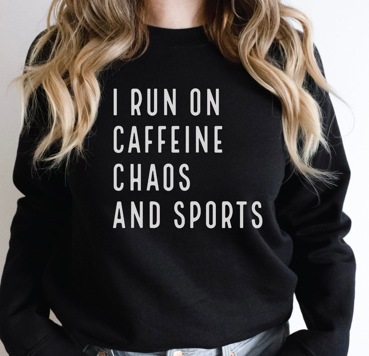 I run on caffeine chaos and sports