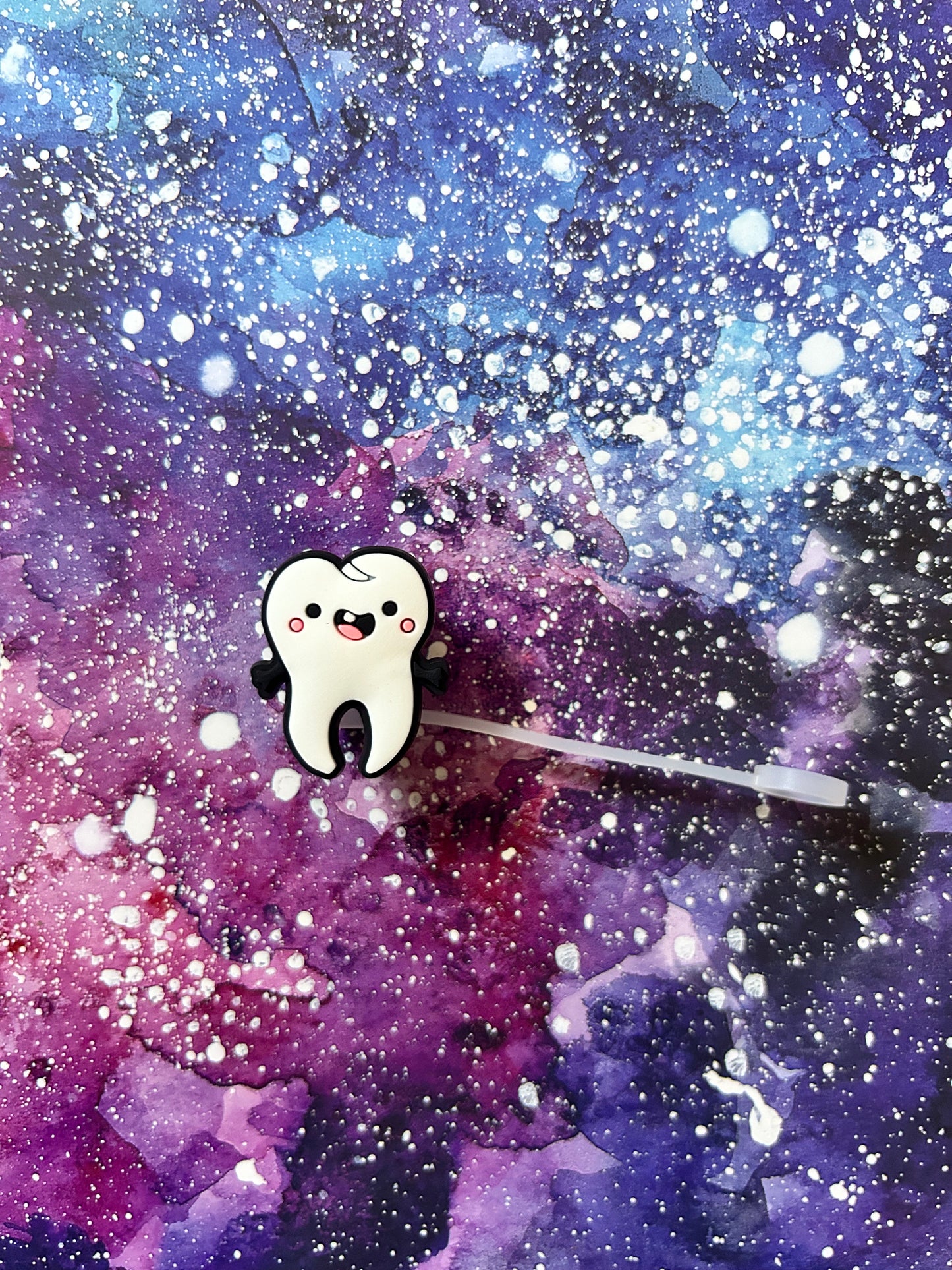 Tooth fairy straw covers 