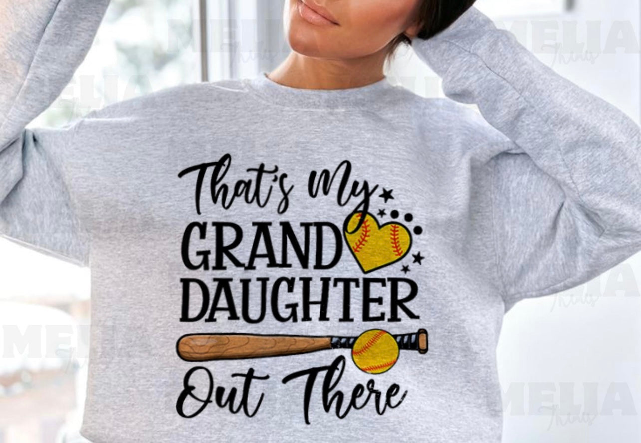 That’s my granddaughter out there