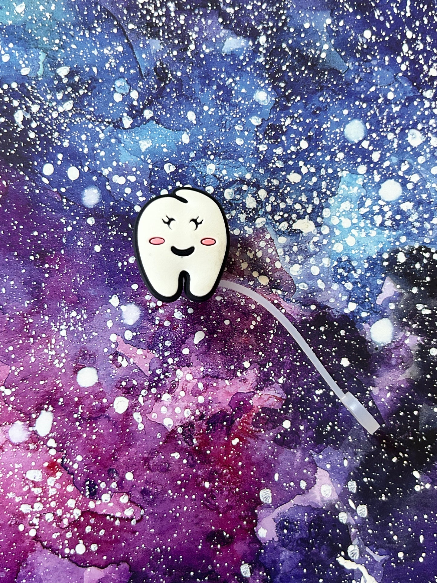 Tooth fairy straw covers 