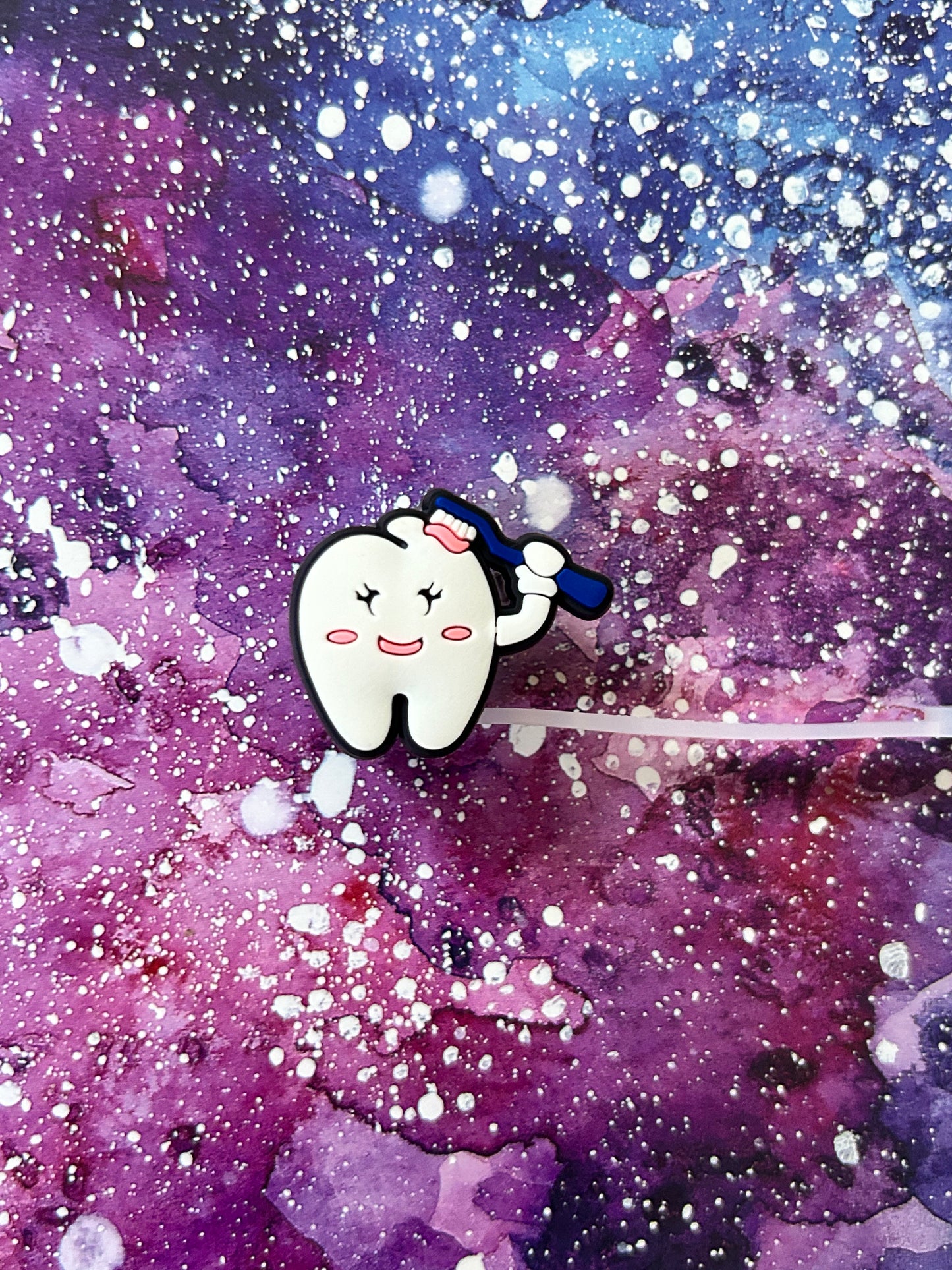 Tooth fairy straw covers 