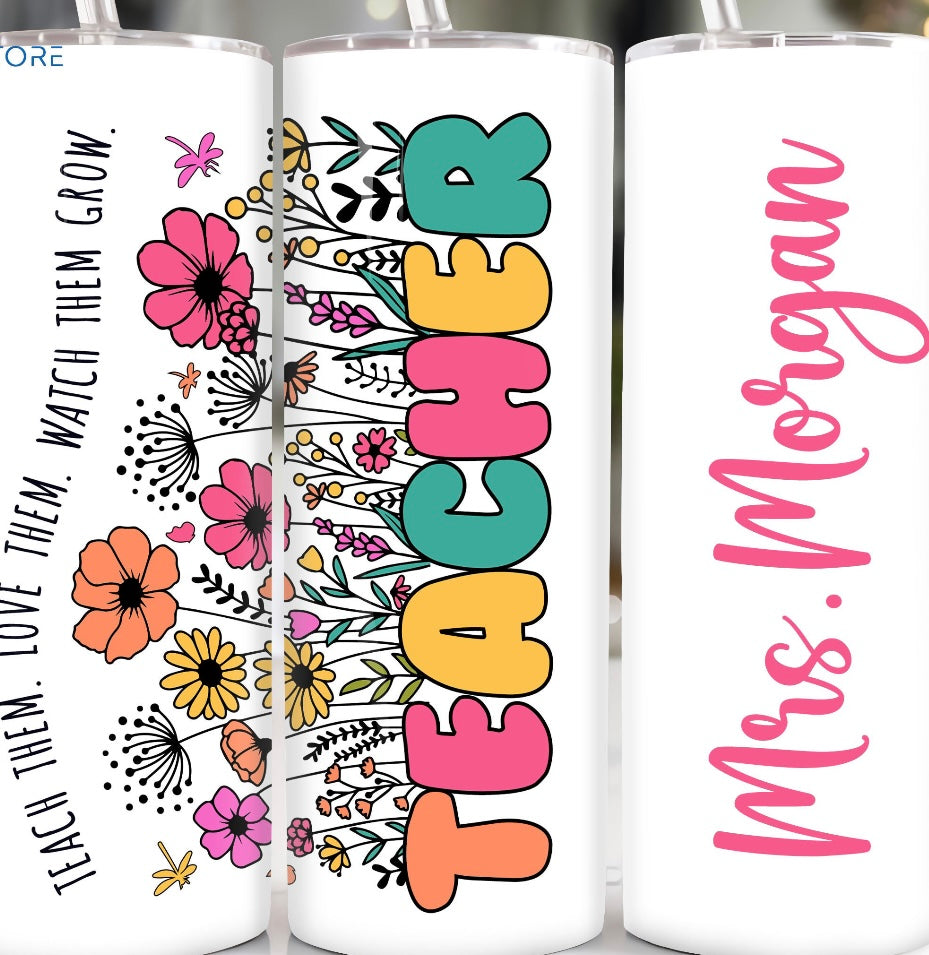 Custom Teacher Tumbler