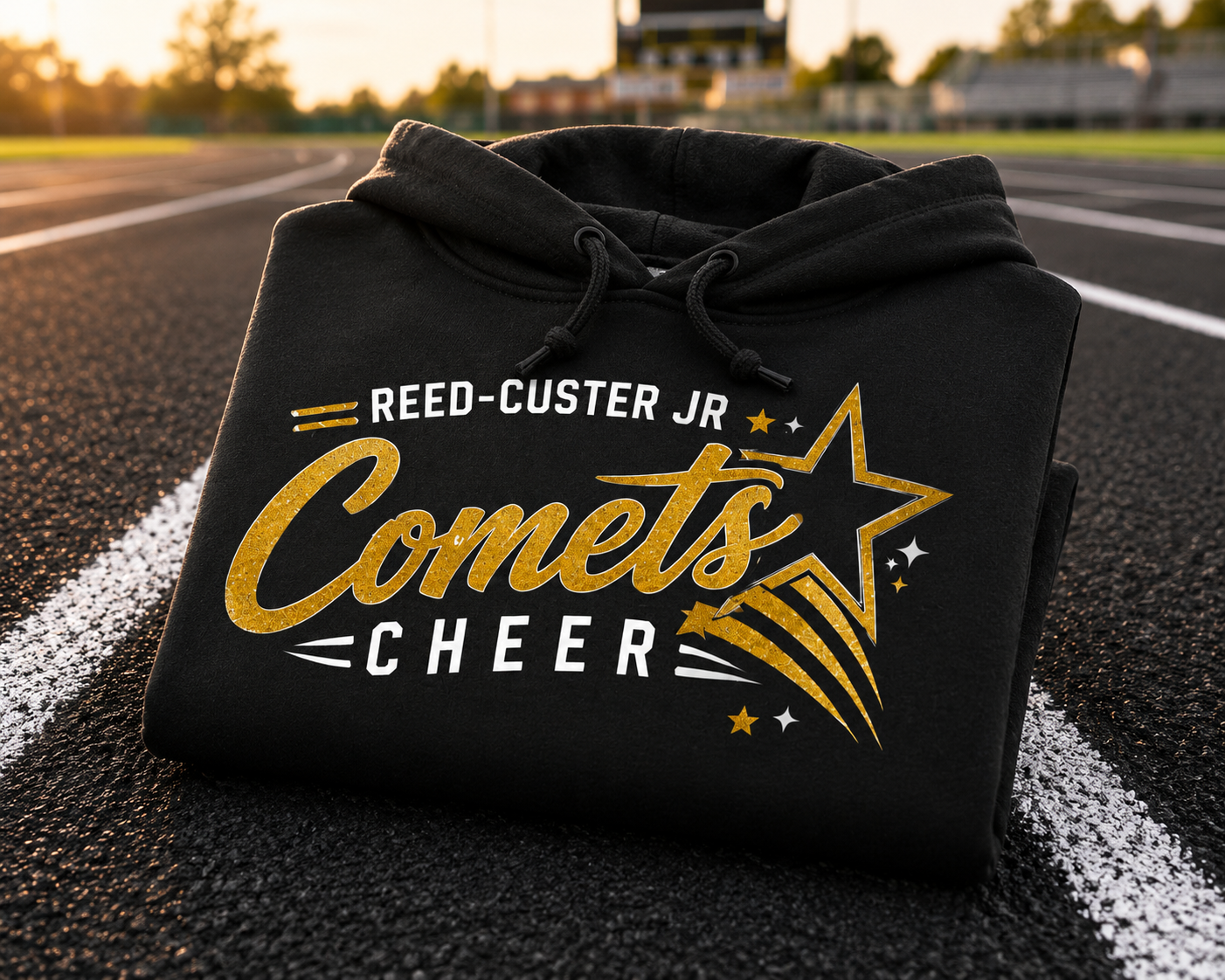 Jr. Comets cheer