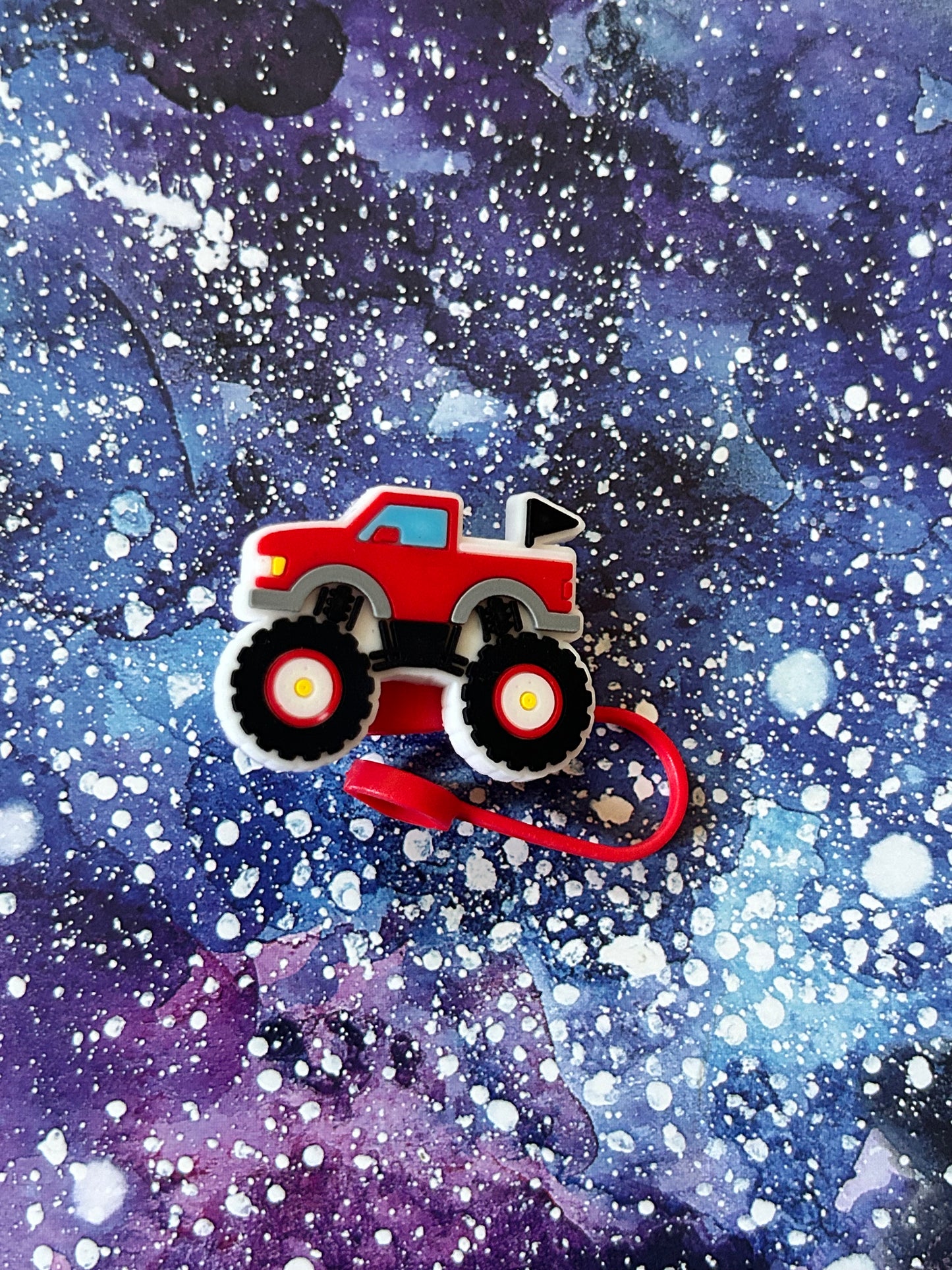Monster truck straw cover