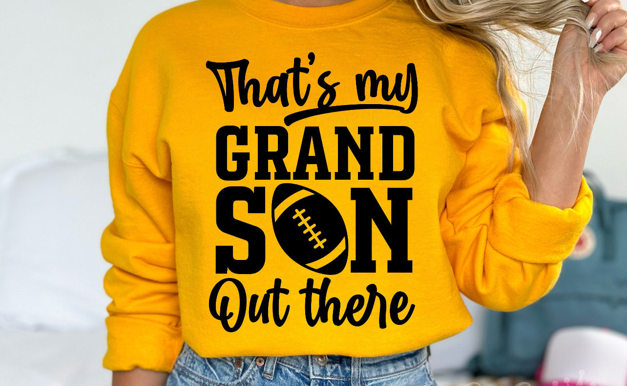 That’s my grandson out there!