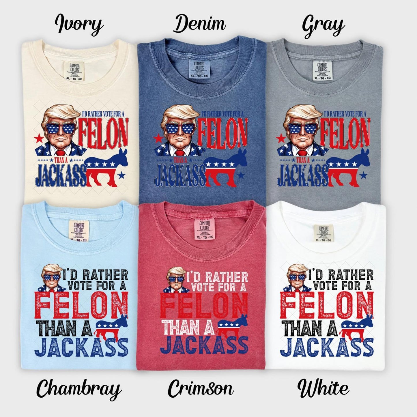 I’d rather vote for a felon