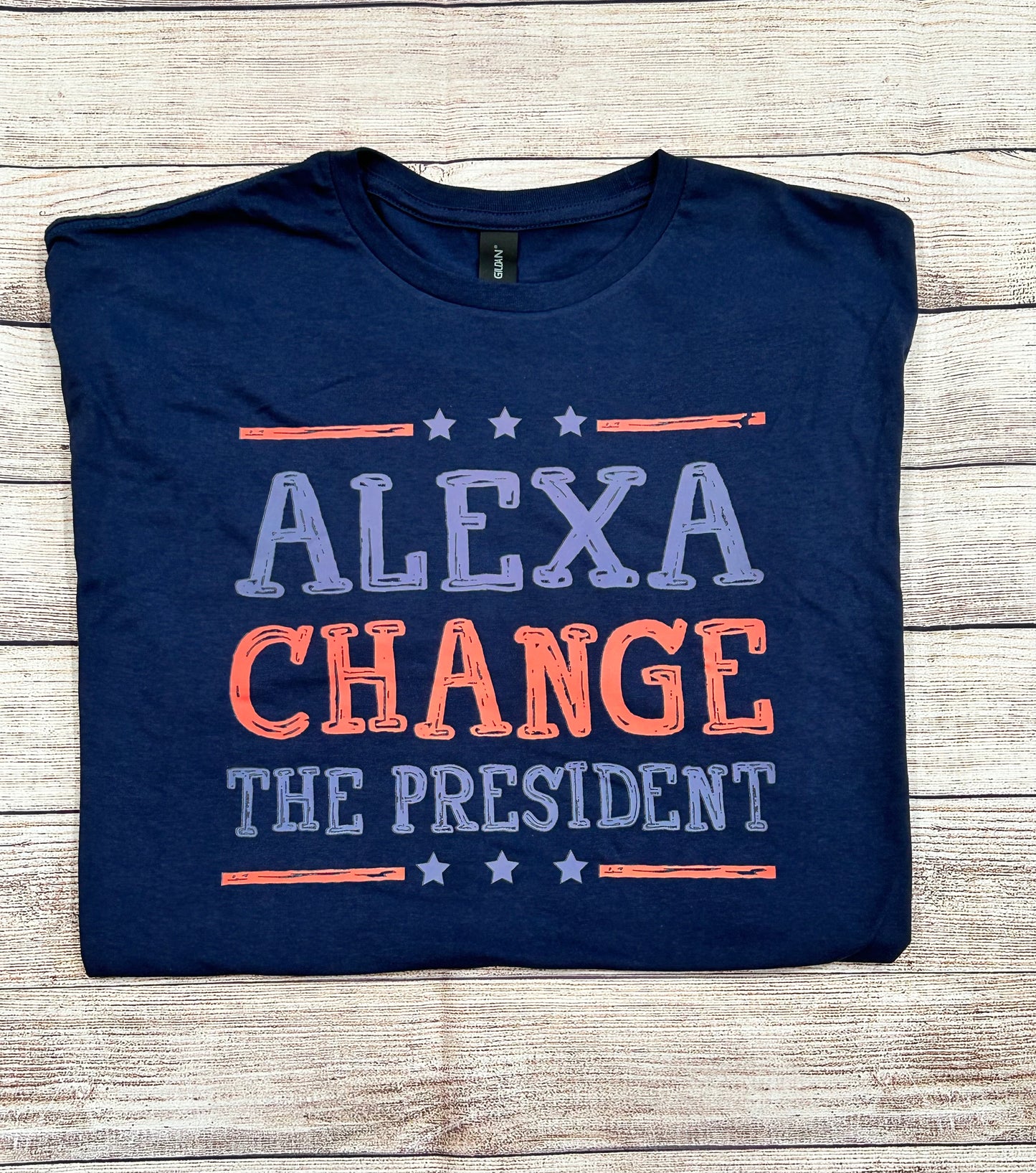 Alexa change the president