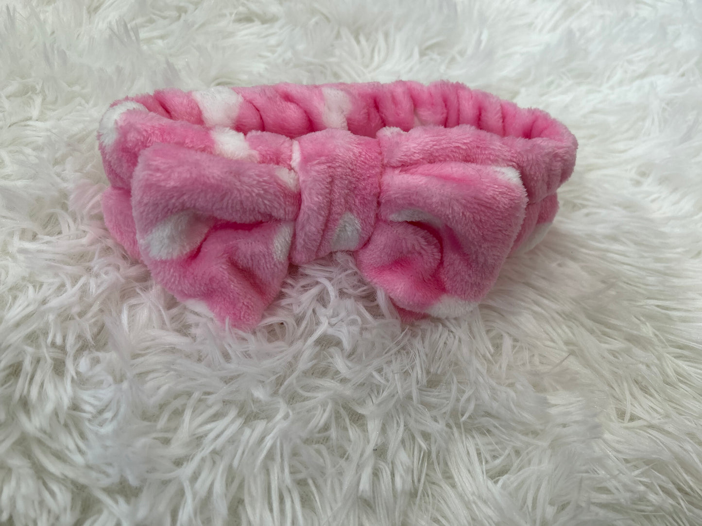 Polkadot spa headband