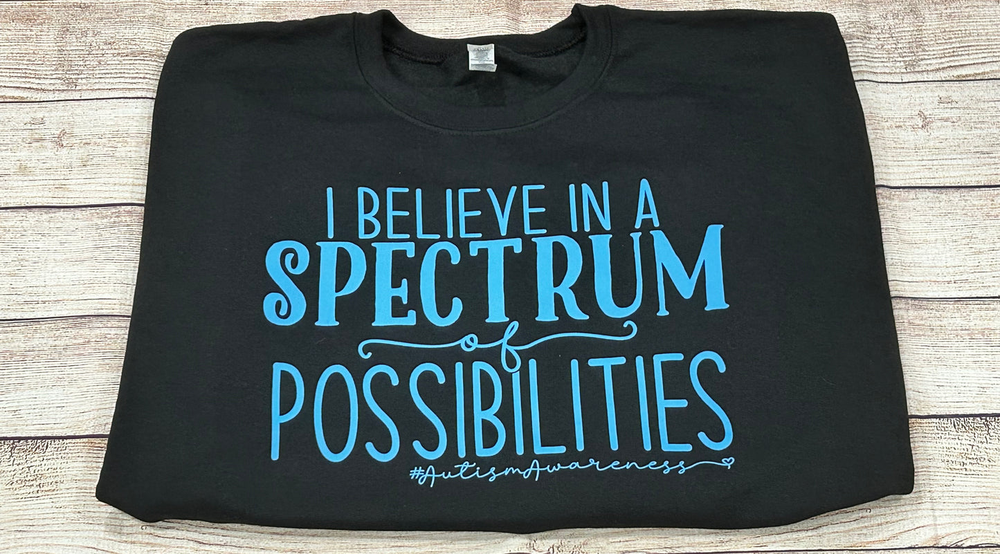 I believe in a spectrum of possibilities