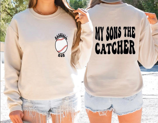 My sons the catcher