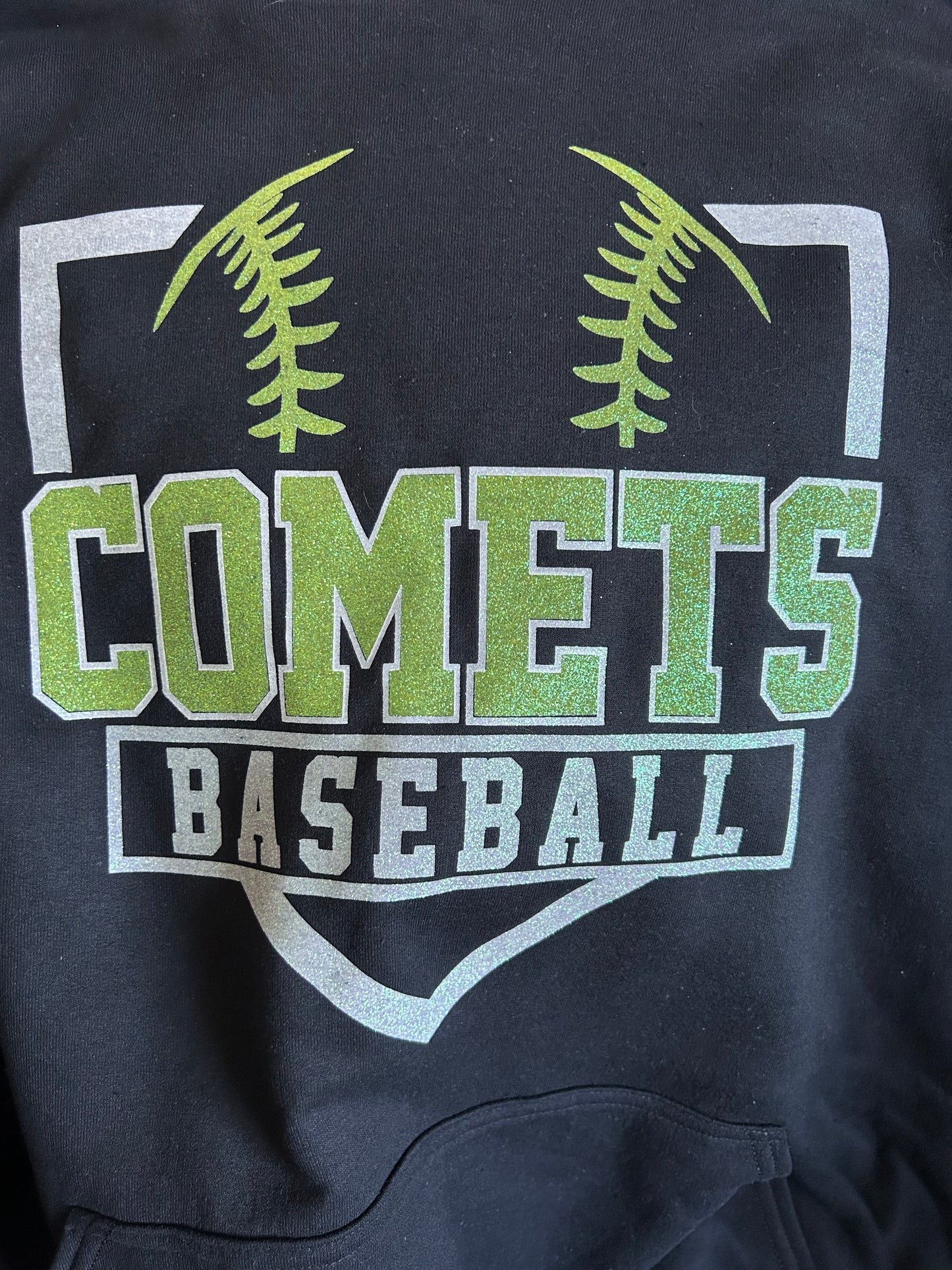 Glitter Comets Baseball