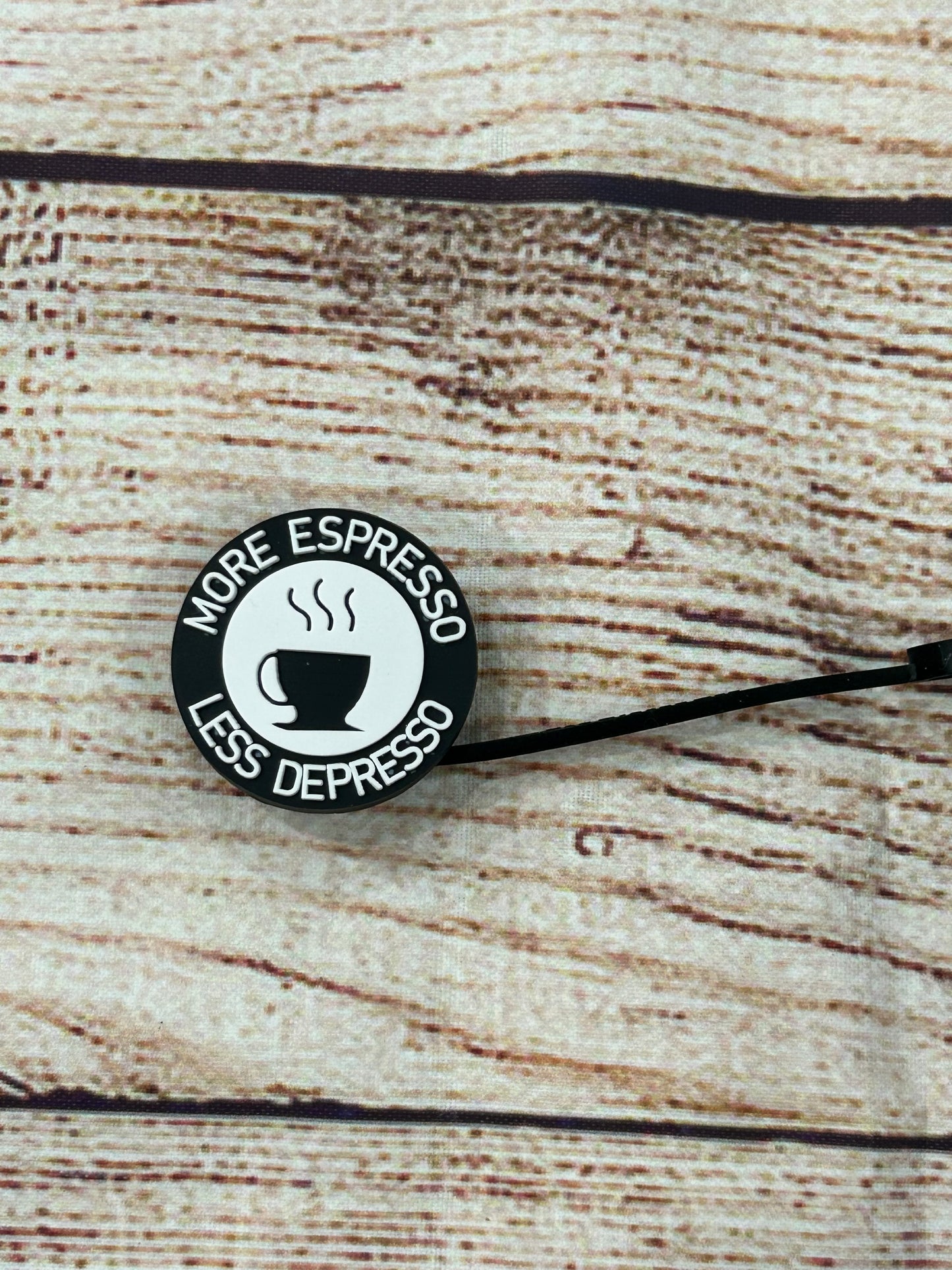 Caffeine straw cover ￼