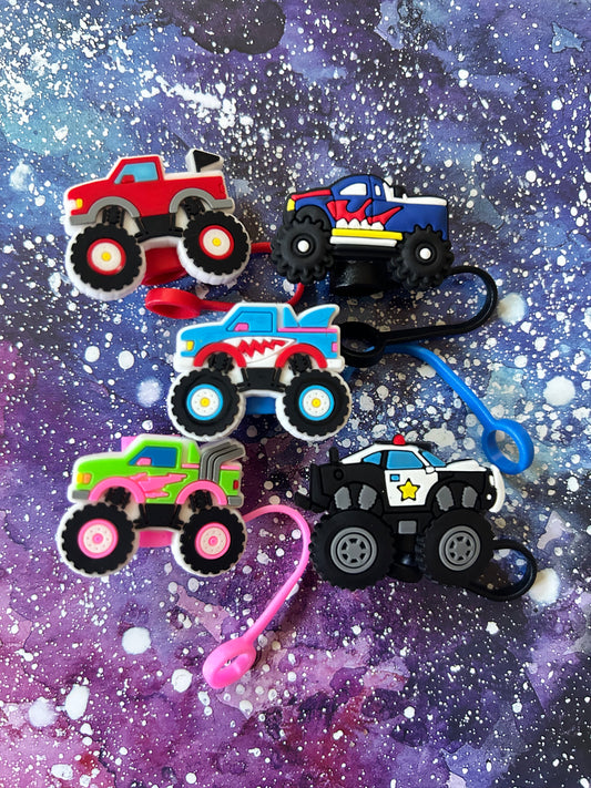 Monster truck straw cover