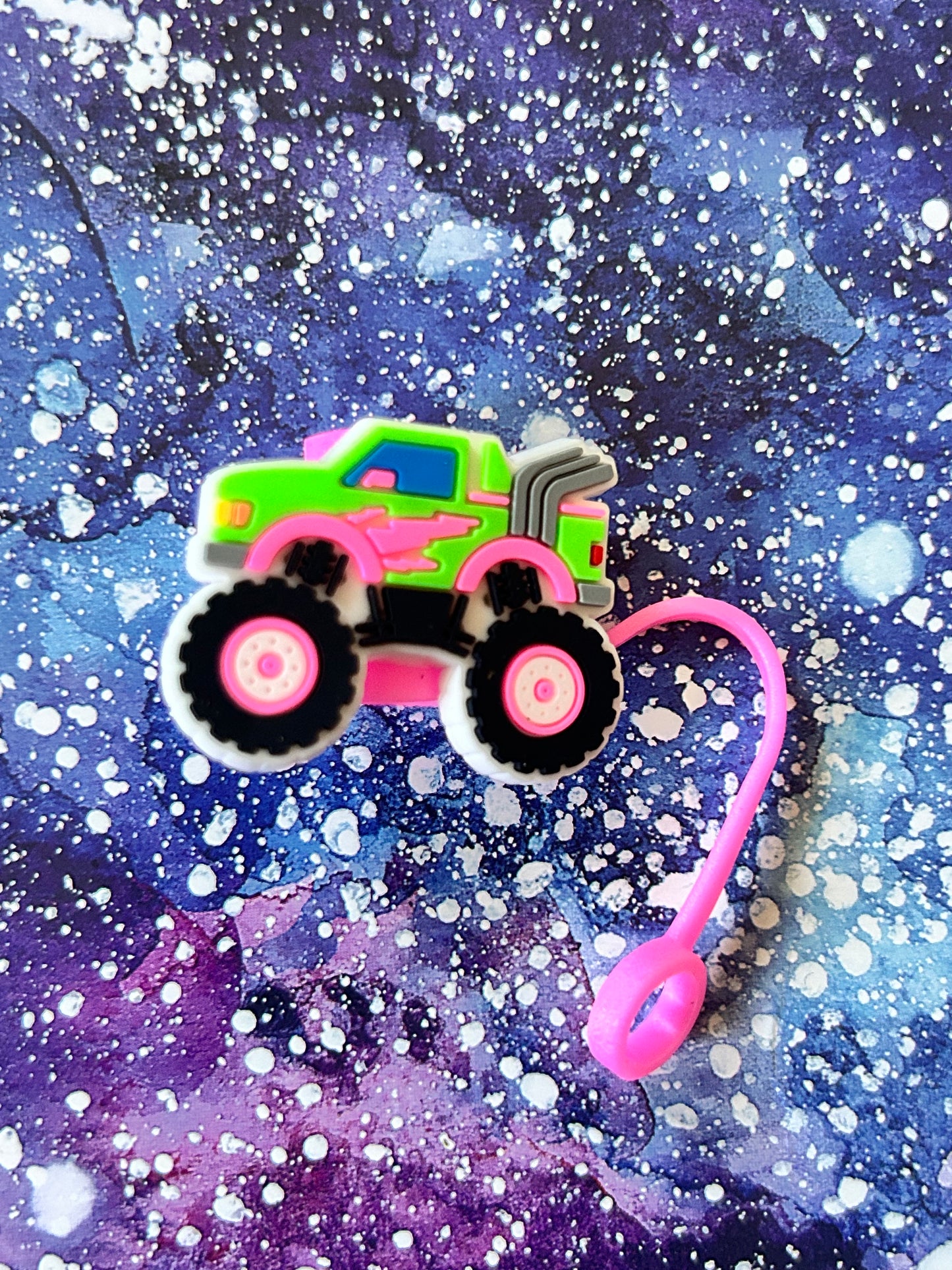 Monster truck straw cover