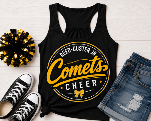 Jr Comets Cheer tank ￼