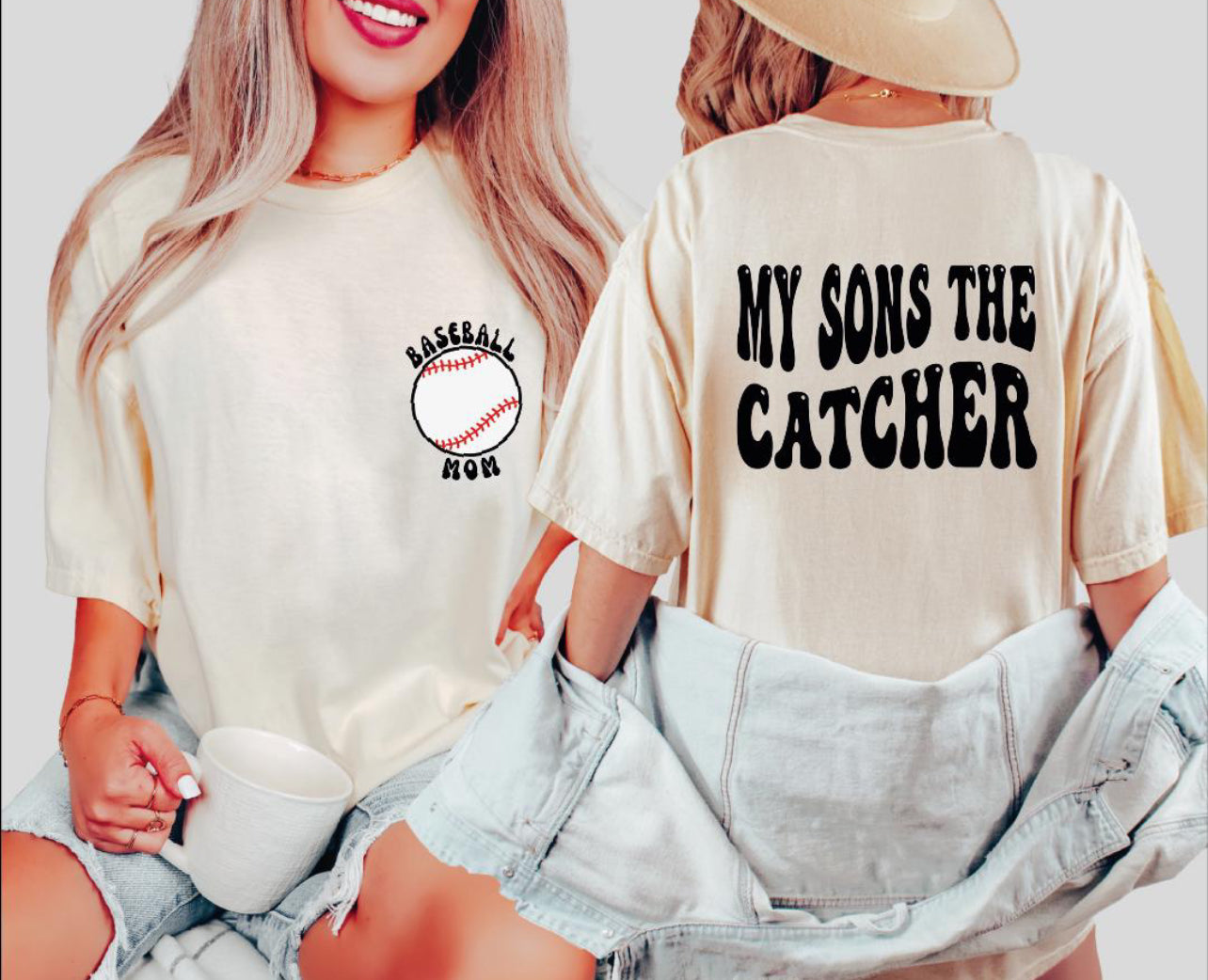 My sons the catcher