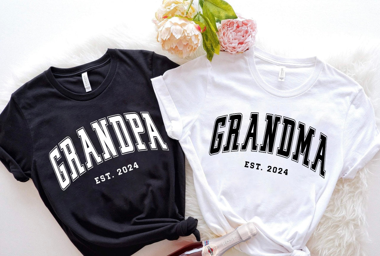 EST. Grandparents T-shirt