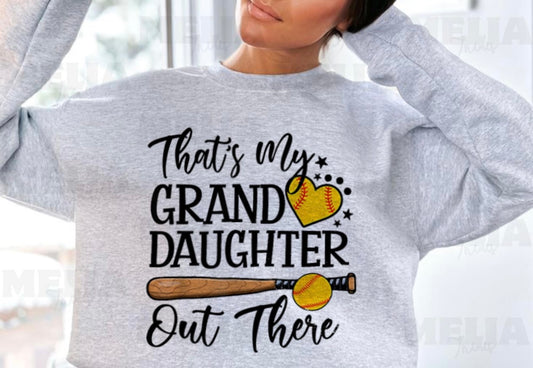 That’s my granddaughter out there