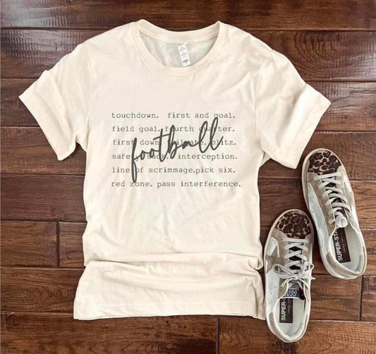 Football season crewneck sweatshirt