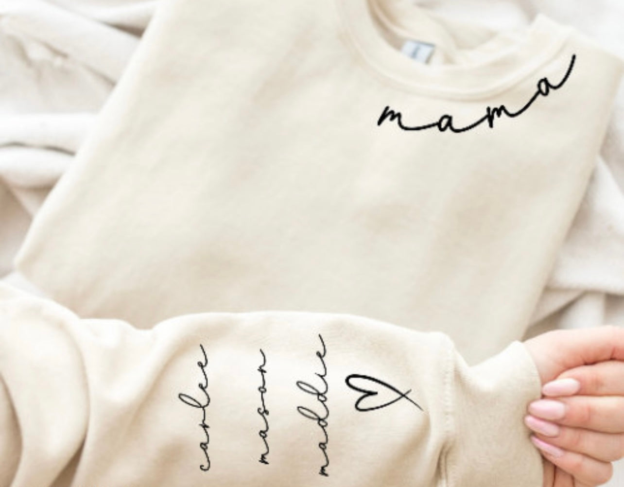 I wear my hearts on my sleeve Mama