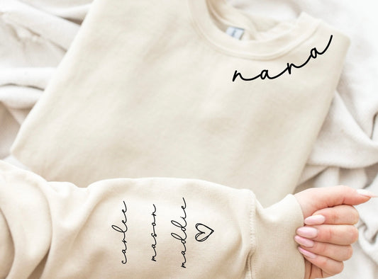 I wear my heart on my sleeve Nana