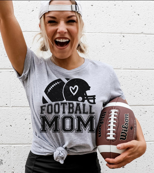 Glitter Football Mom