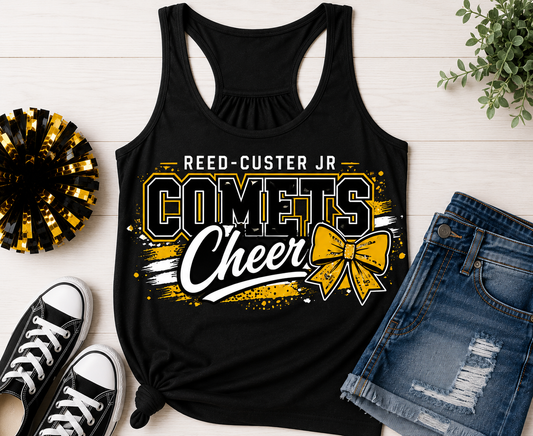 RC jr comets cheer tank top
