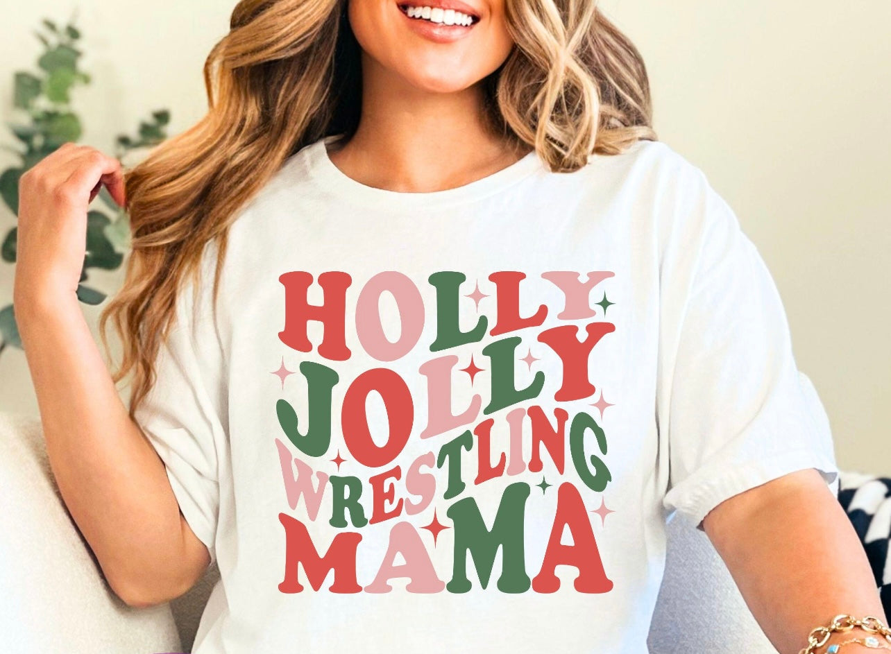 Holly Jolly wrestling mama
