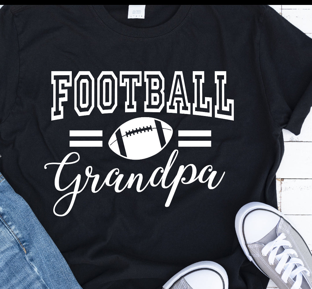 Football Grandpa T’s 3 styles