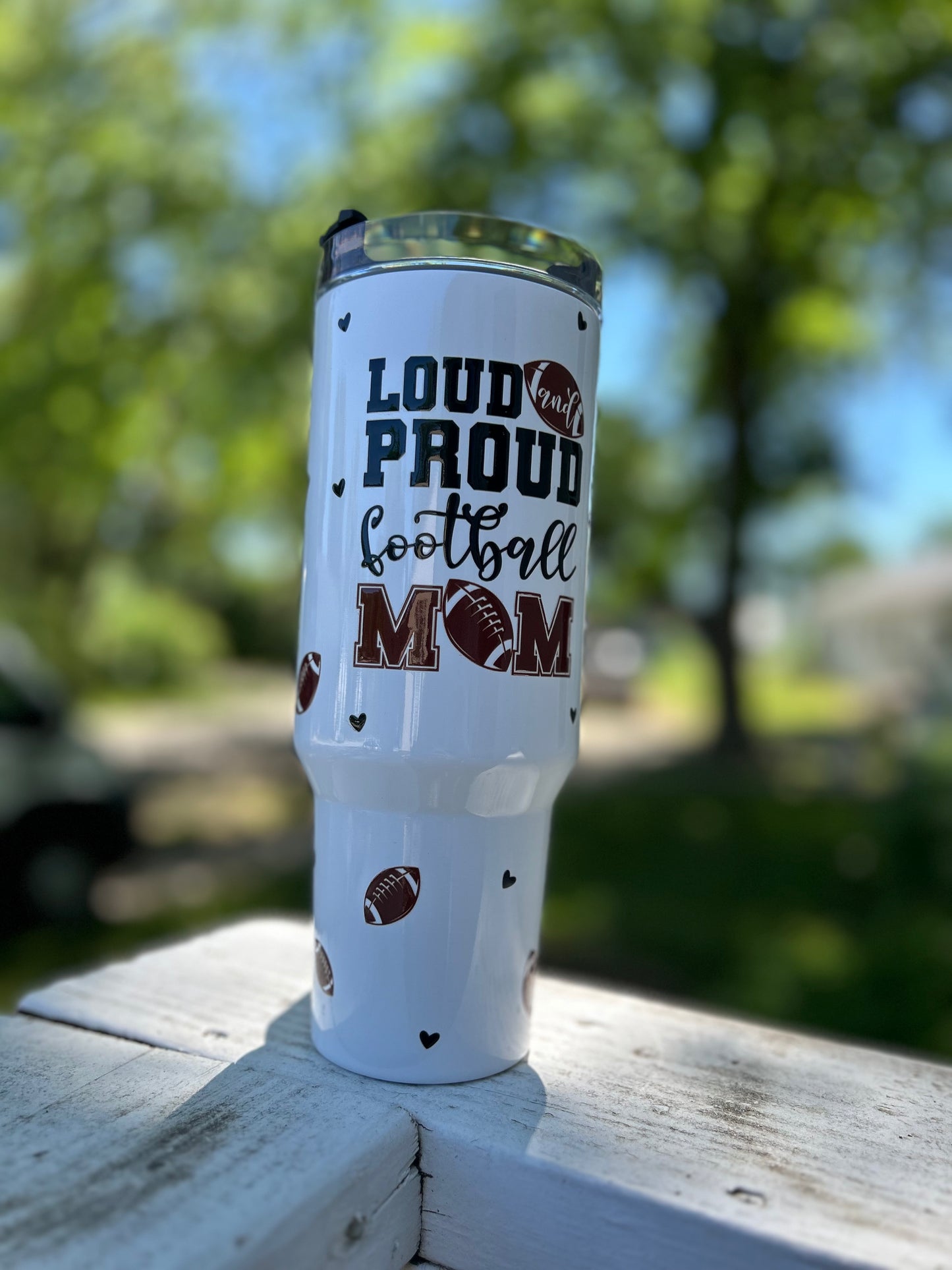 Loud Proud Football Mom