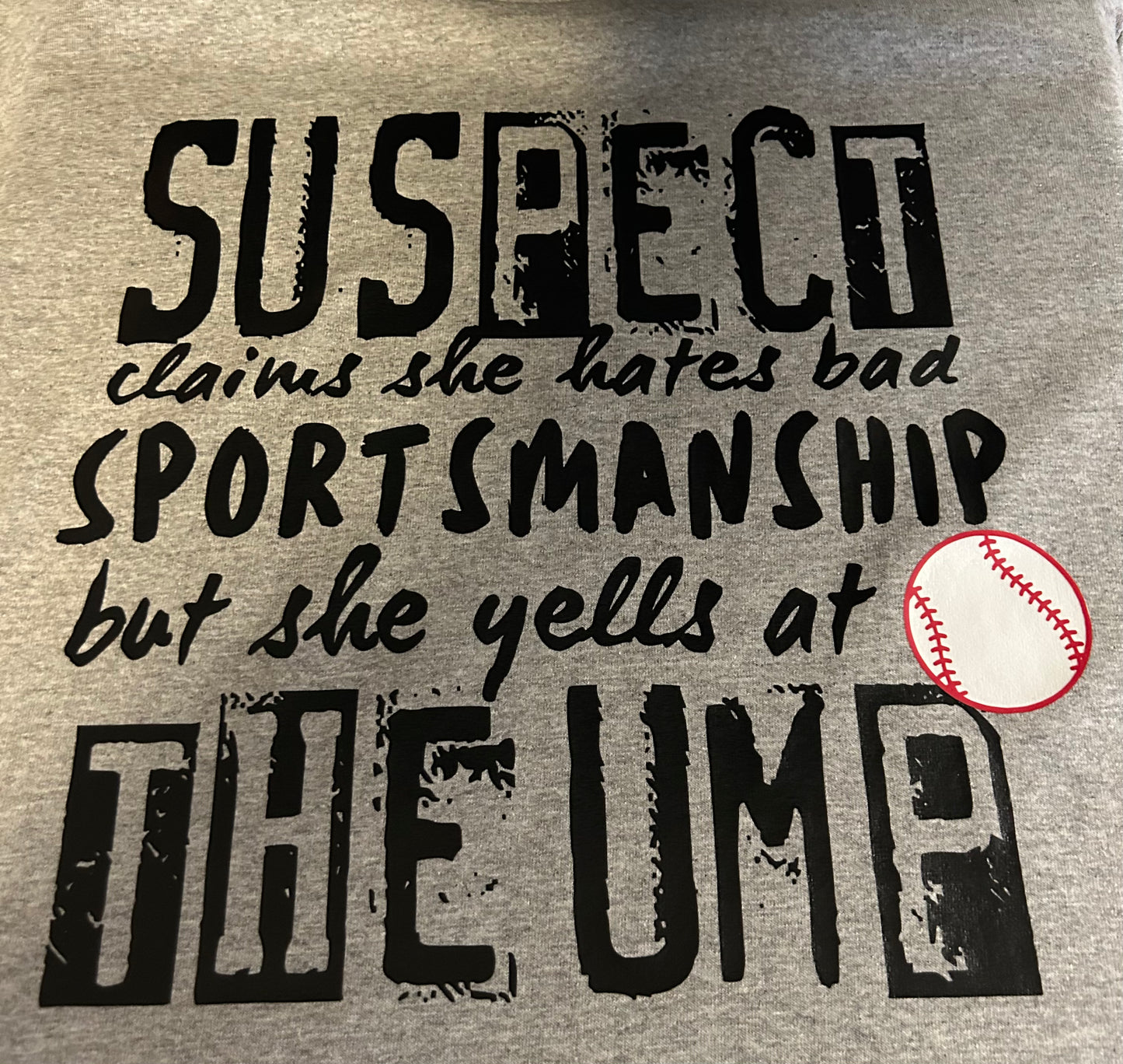 Suspect claims she hates bad sportsmanship
