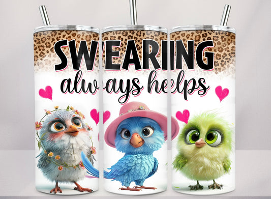 Spunky little bird tumblers