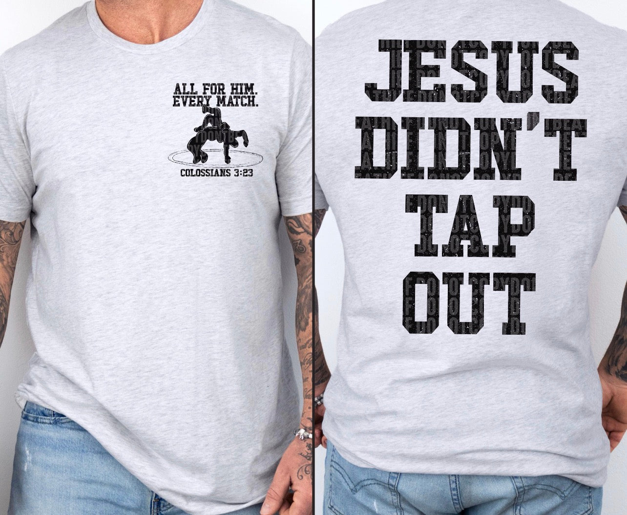 Jesus didn’t tap out