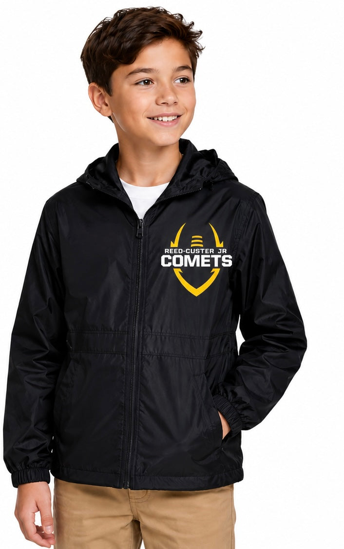 JR. COMETS football windbreaker ￼