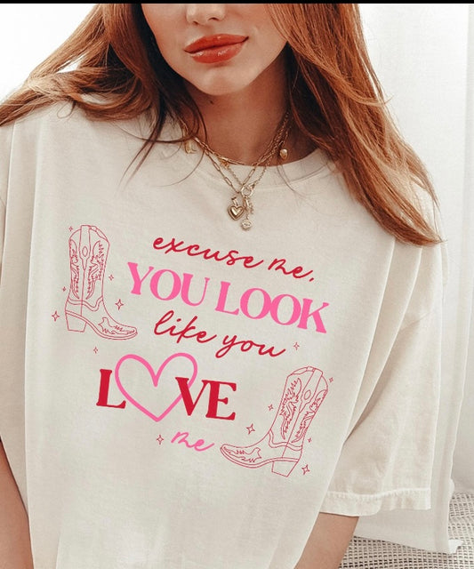 You look like you love me