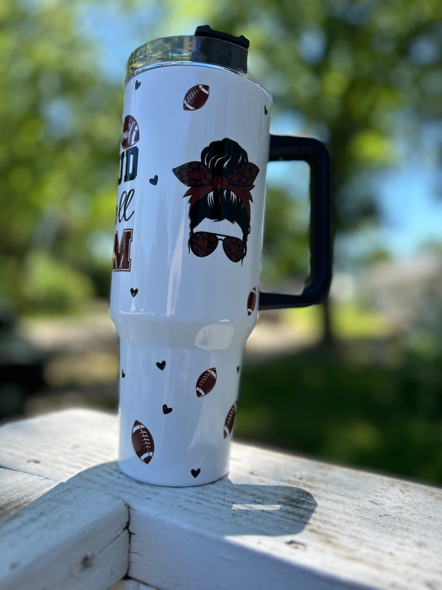 Loud Proud Football Mom