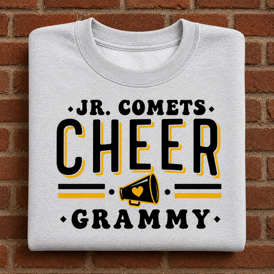 Personalize Jr Comets cheer ￼