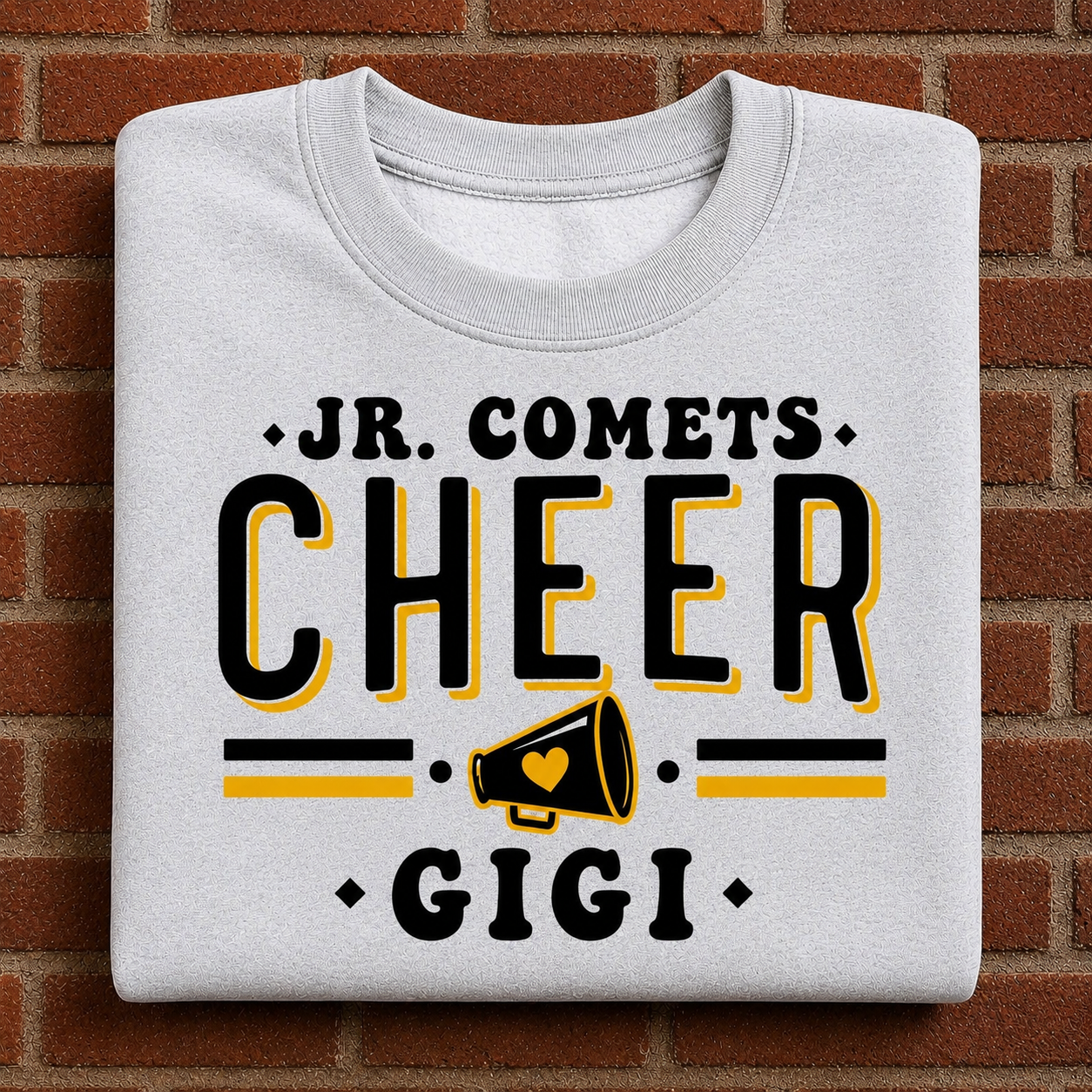 Personalize Jr Comets cheer ￼