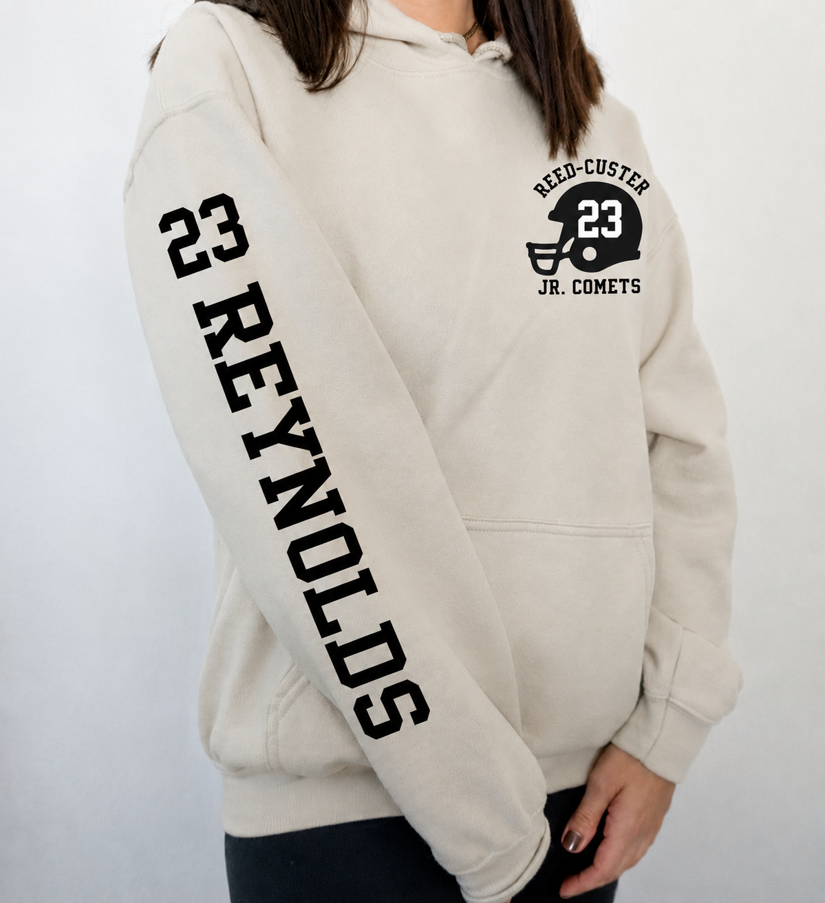 Personalized football hoodie