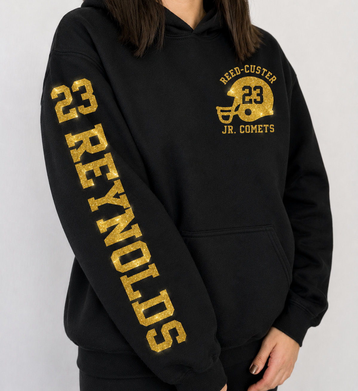 Personalized football hoodie