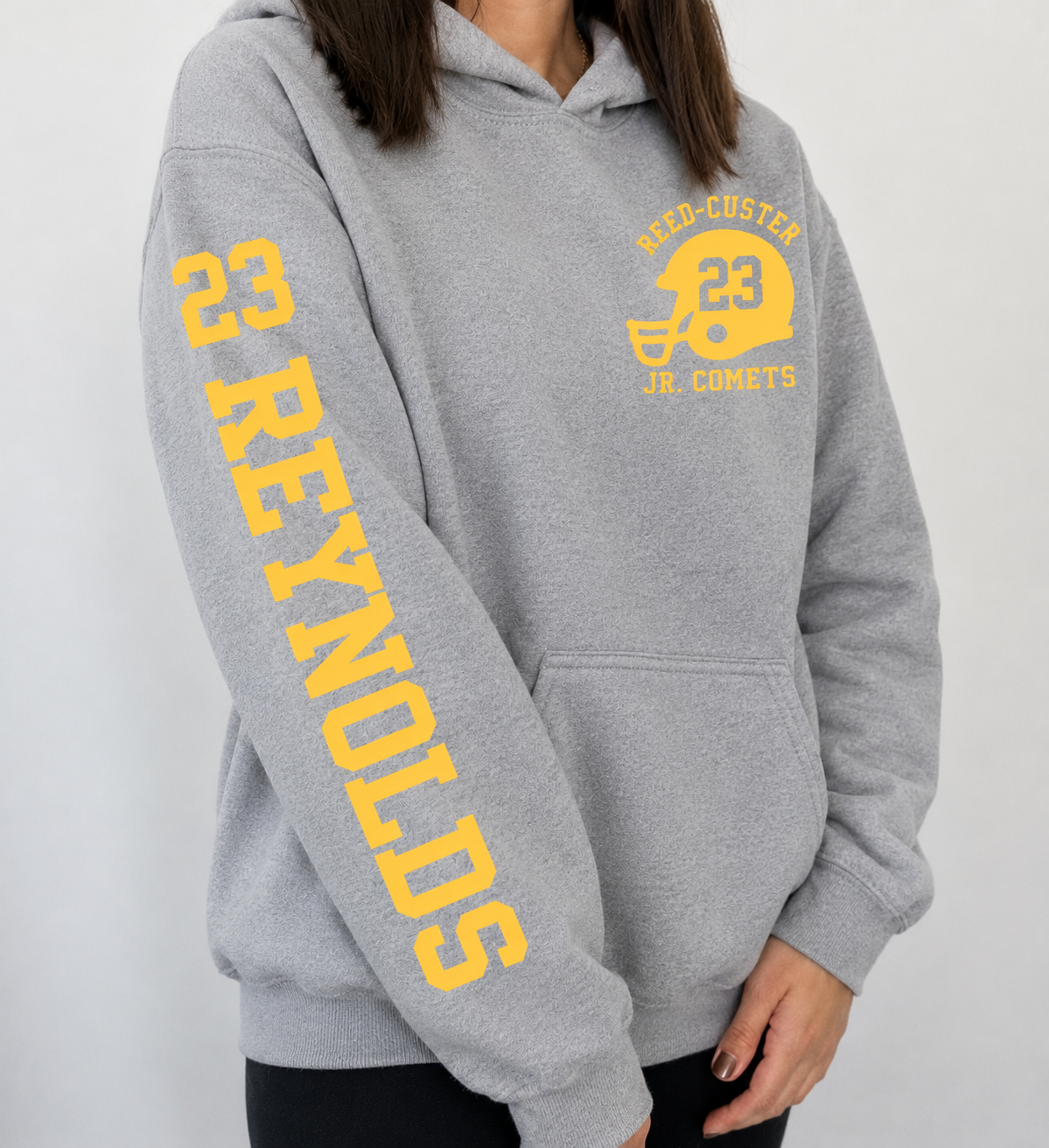 Personalized football hoodie