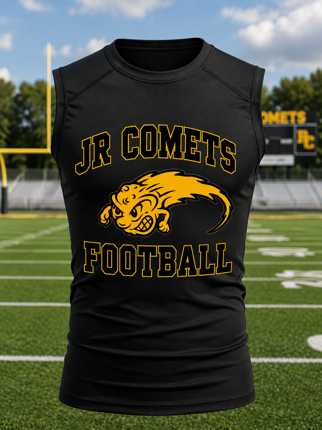 Compression sleeveless tee￼