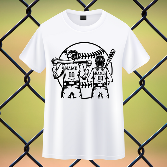 Personalize Baseball Softball player