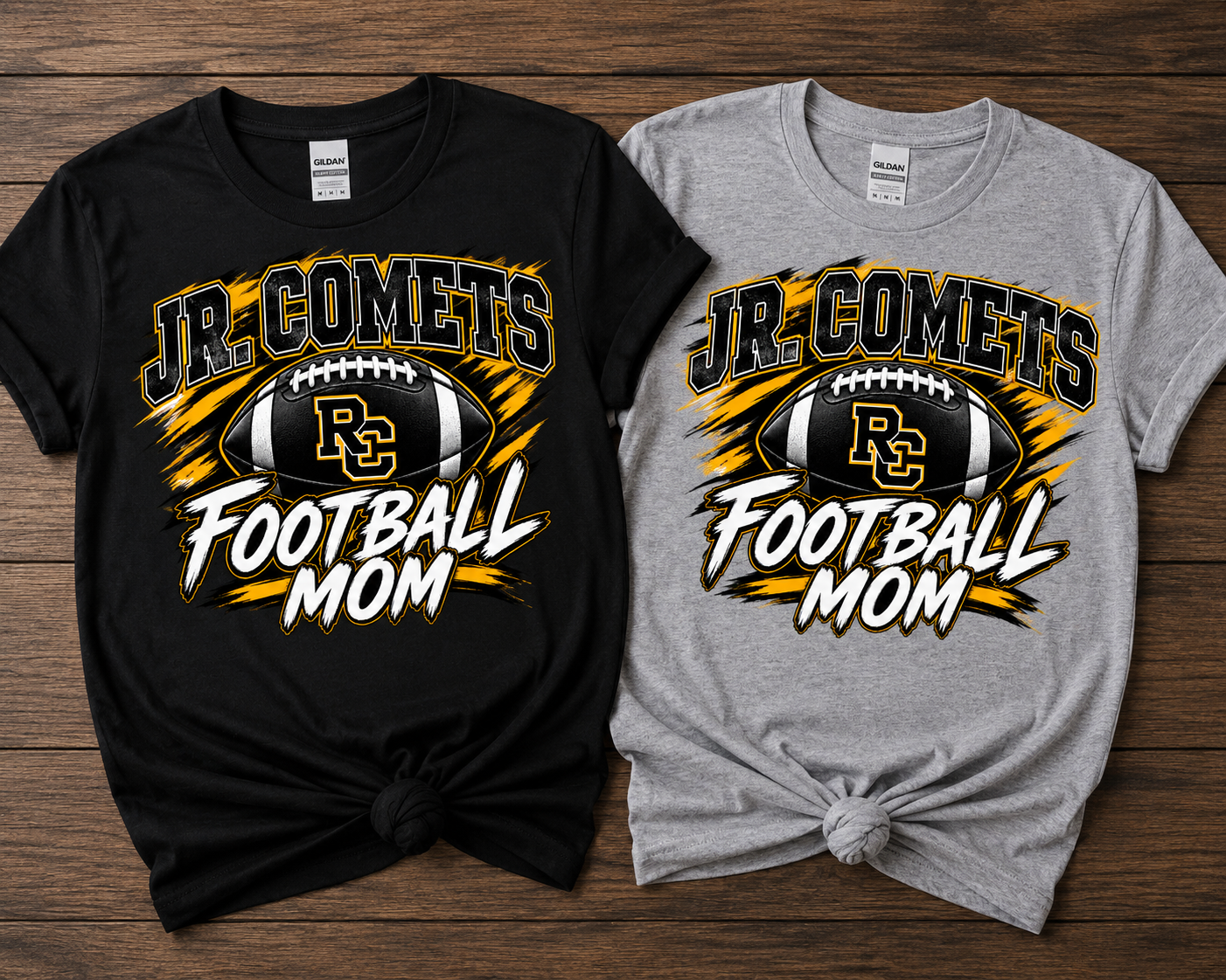 Jr. Comets football mom and dad shirt