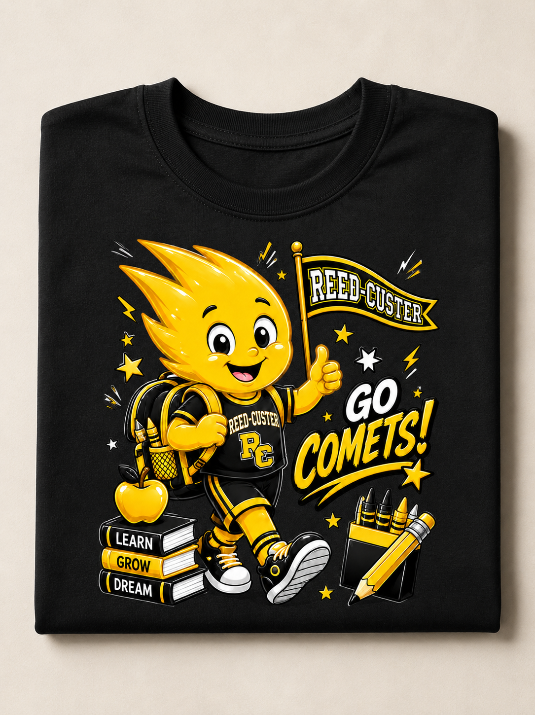 Reed-Custer Go Comets School Spirit Youth T-Shirt