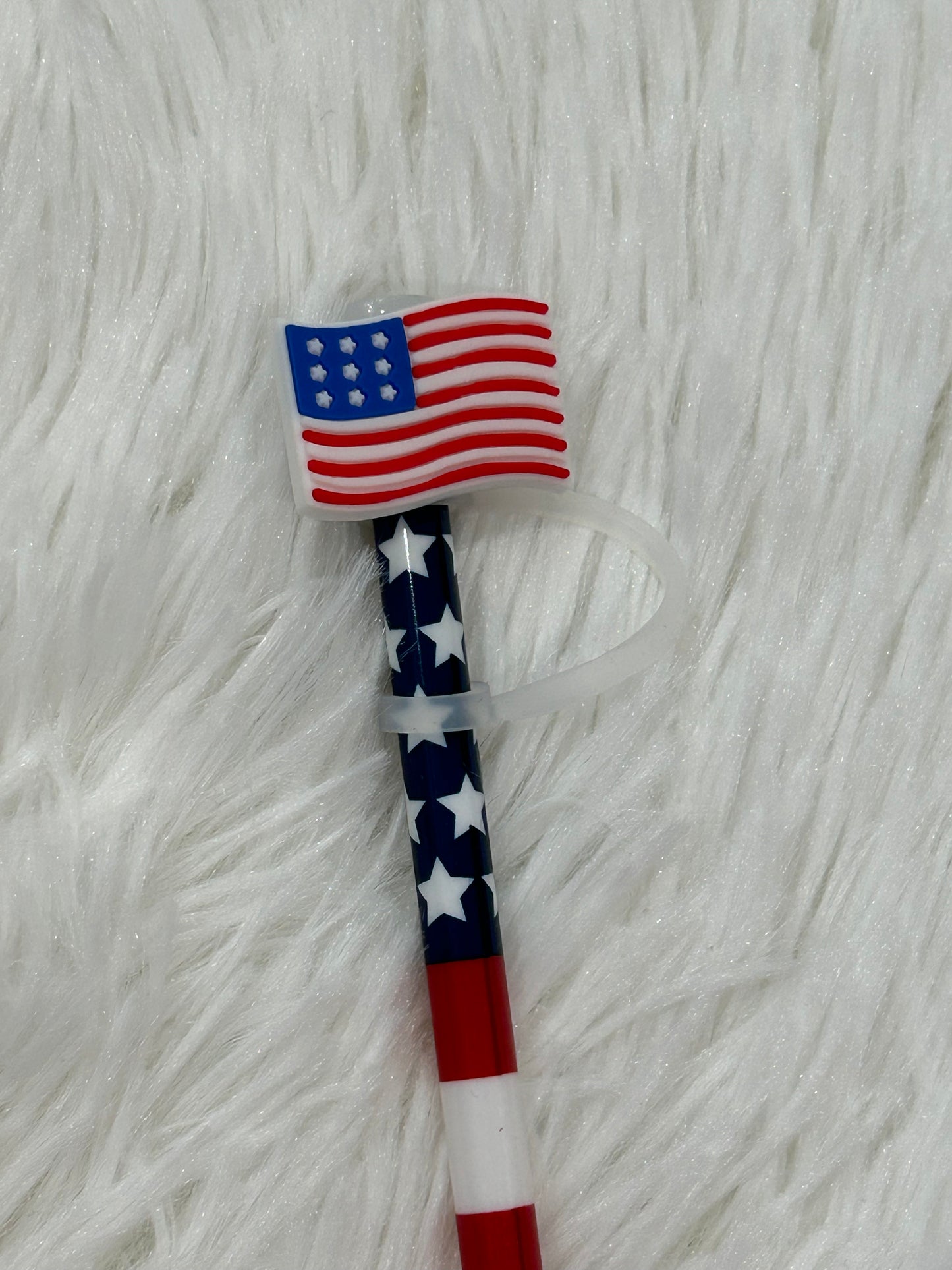 USA straw topper